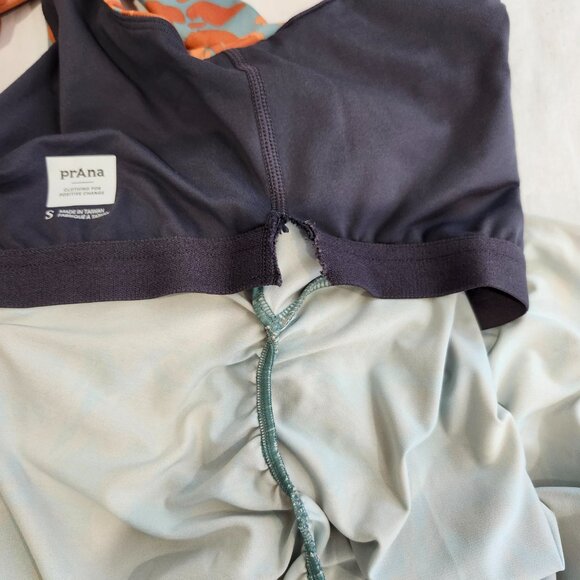 Prana Womens Pearl Isla Dress Orange Blue Stretch Size Small NWT *Flawed* - Picture 12 of 12
